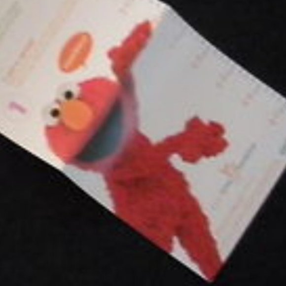 Sesame Street Child Growth Chart to 4' 12" tall Big Bird Elmo in English Spanish - Picture 4 of 4